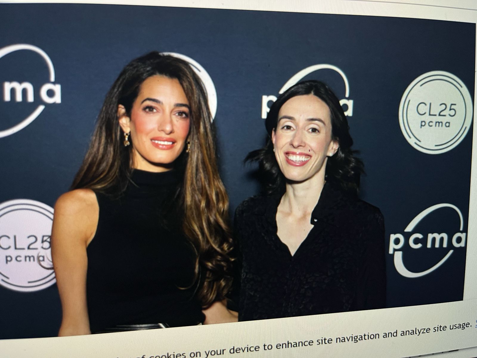 Holly Ransom + Amal Clooney at PCMA Convening Leaders 2025