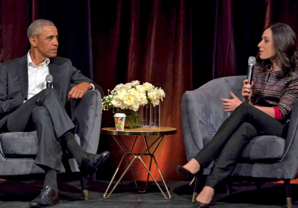Holly Ransom and President Barack Obama